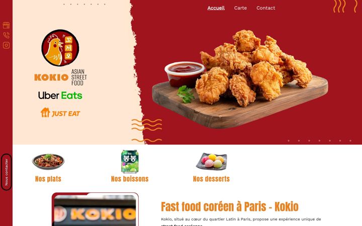 Screenshot of kokio.fr