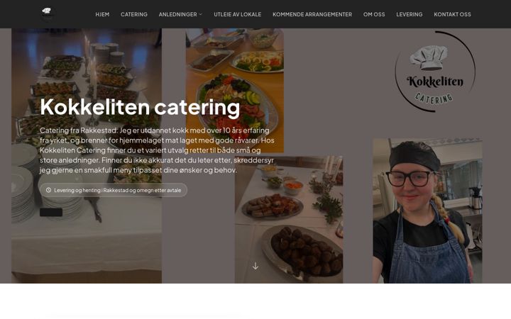 Screenshot of kokkeliten.no
