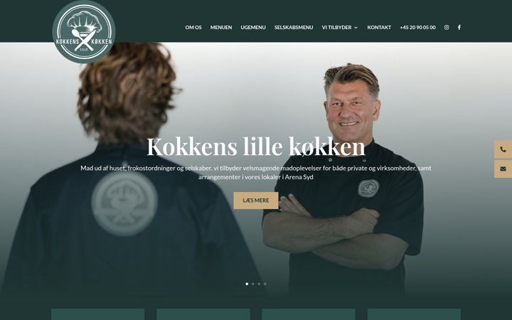 Captura de ecrã de kokkenlkoekken.dk