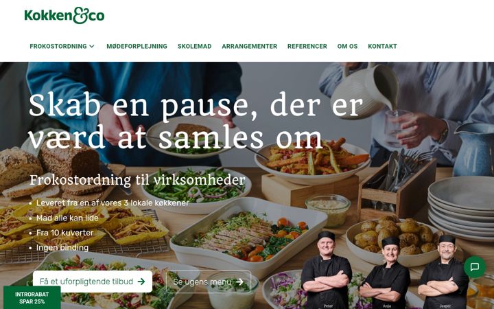 Screenshot of kokkenogco.dk