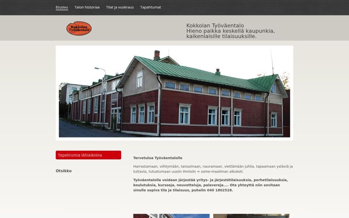 Screenshot of kokkolantyovaentalo.net