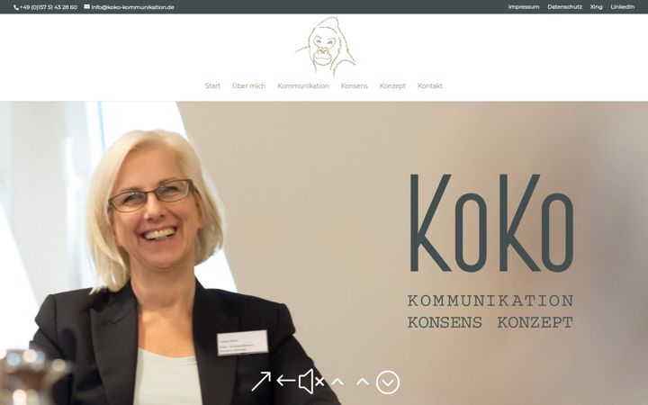 Screenshot of koko-kommunikation.de