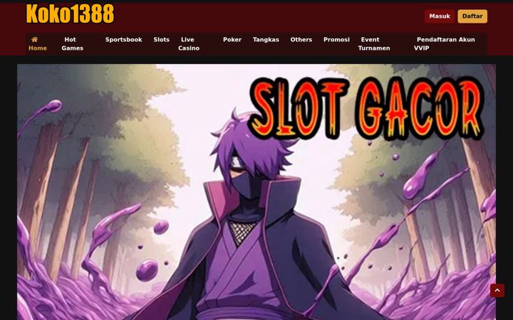 Screenshot of koko1388.com