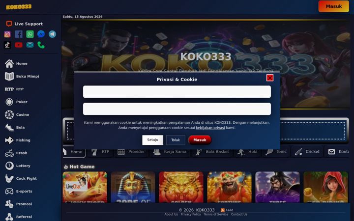 Screenshot of koko333.it.com