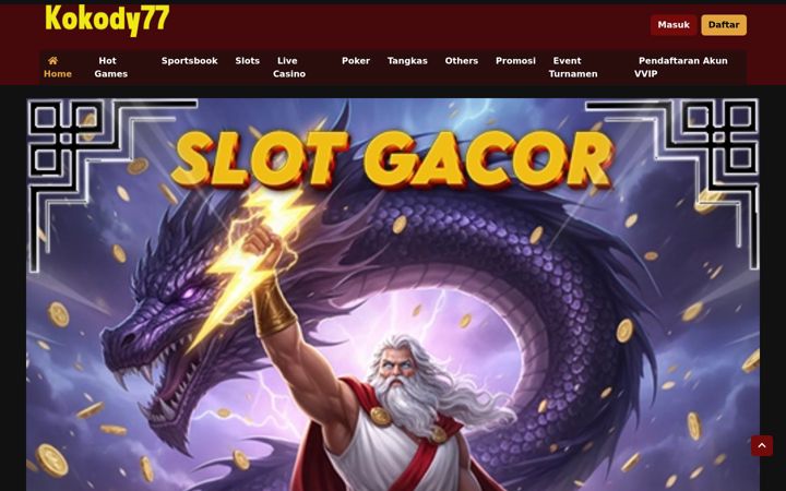 Screenshot of kokody77.org