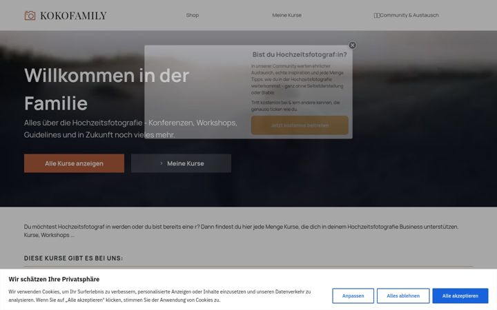 Screenshot of kokofamily.net