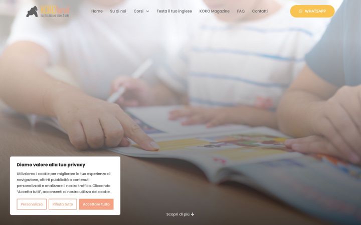 Screenshot of kokoland.it