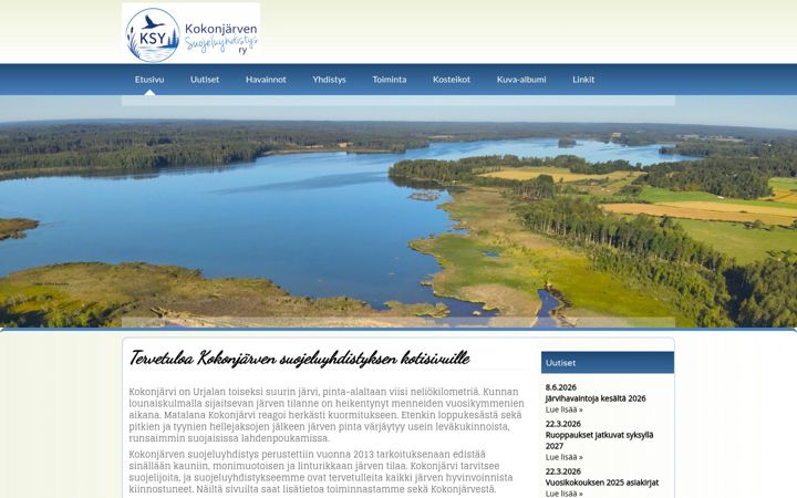 Screenshot of kokonjarvi.com