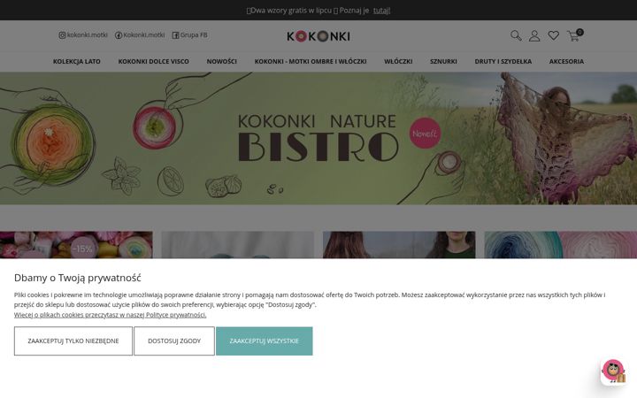 Screenshot of kokonki.pl