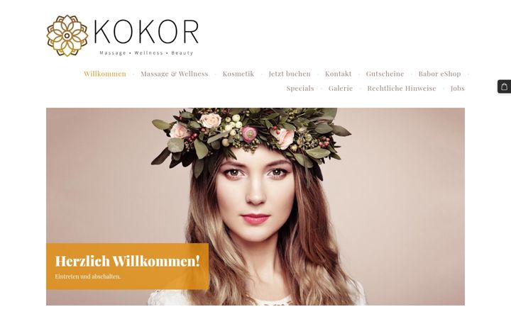 Screenshot of kokor-spa.de