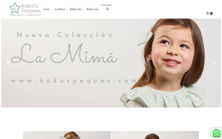 Screenshot of kokospeques.com