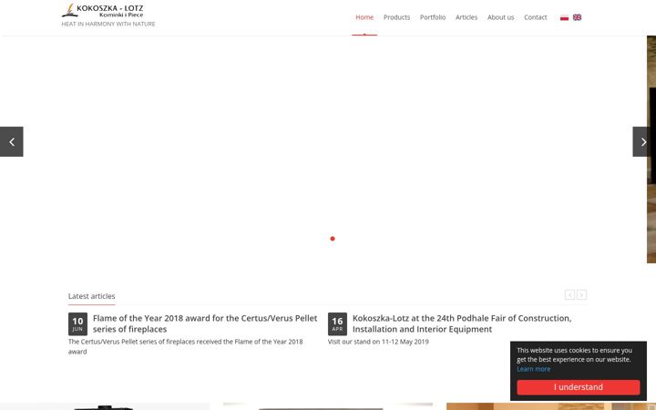 Screenshot of kokoszka-lotz.pl