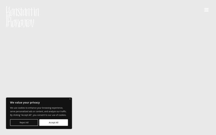 Screenshot of kokourov.com
