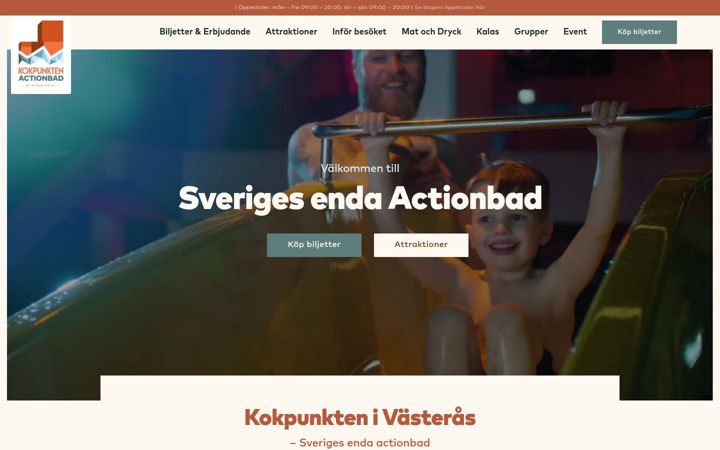 Screenshot of kokpunkten.se