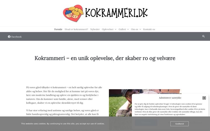 Screenshot of kokrammeri.dk