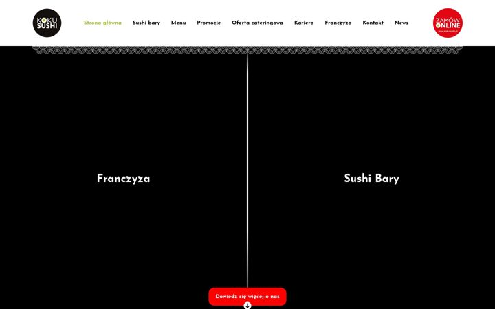 Screenshot of kokusushi.pl