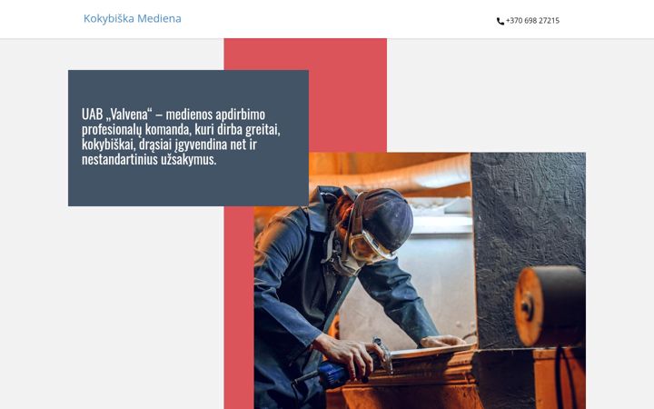 Skjermbilde av kokybiskamediena.lt
