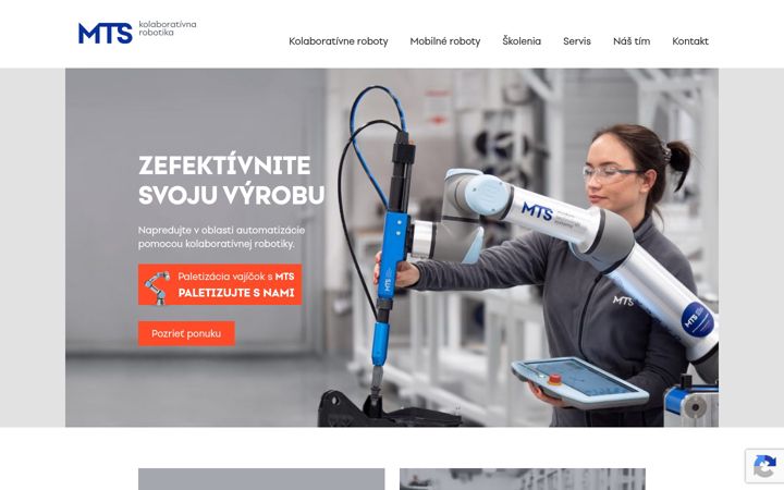 Screenshot of kolaborativneroboty.sk