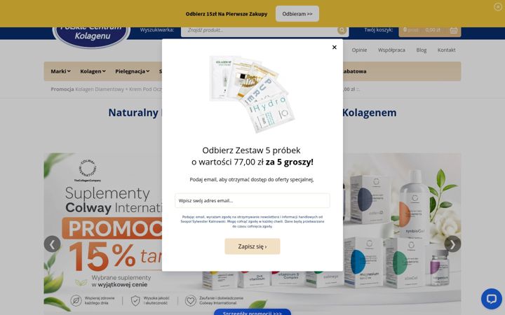 Screenshot of kolagen.pl