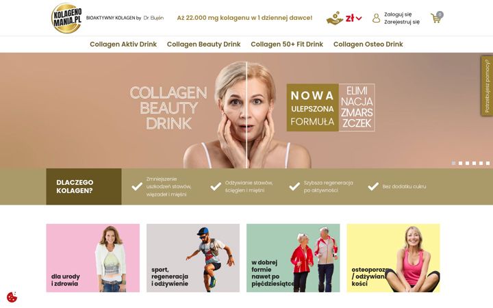 Screenshot of kolagenmania.pl
