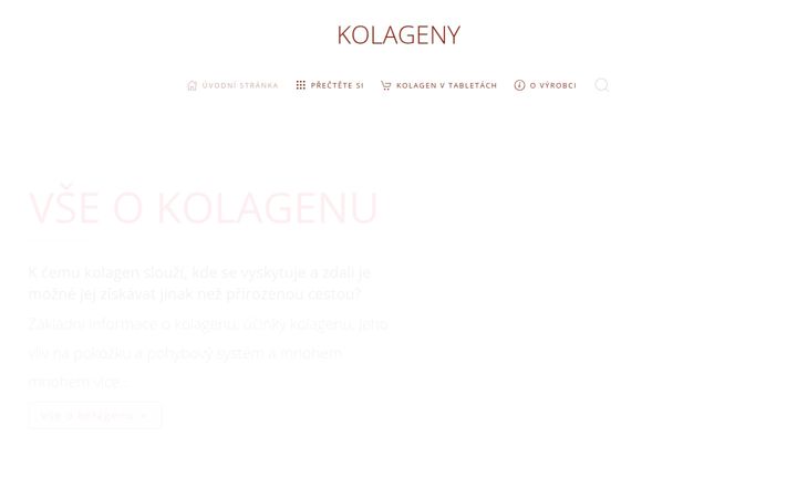 Screenshot of kolageny.cz
