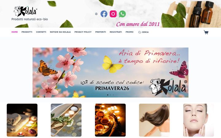 Screenshot of kolala.it