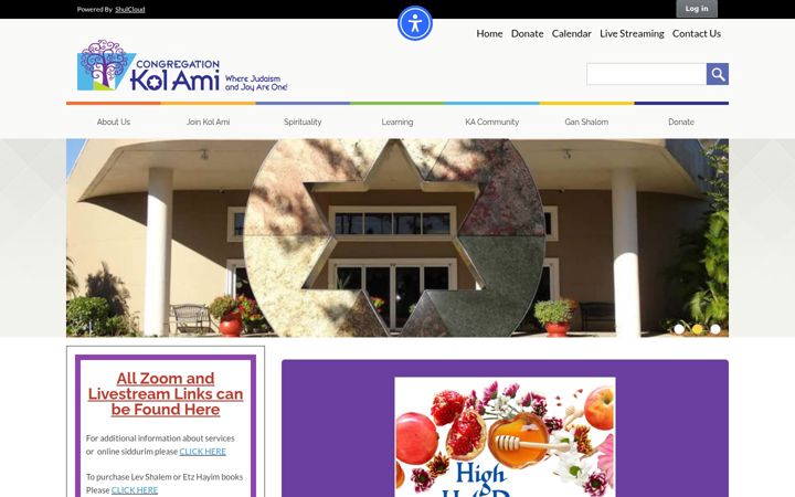 Screenshot of kolami.org