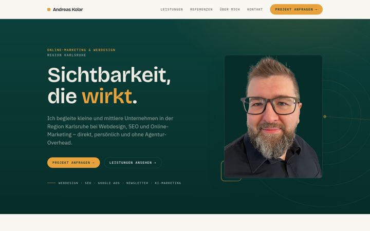 Screenshot of kolar.de