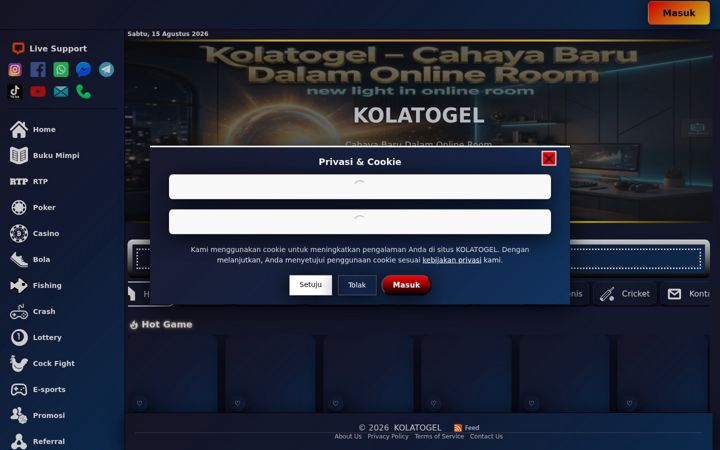 Screenshot of kolatogel.it.com