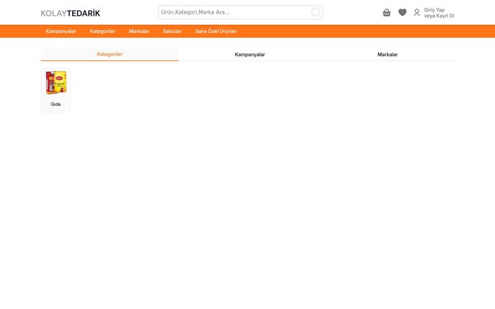 Screenshot of kolaytedarik.com.tr