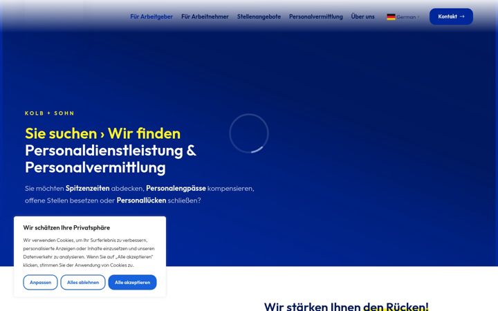 Screenshot of kolb-sohn-gmbh.de