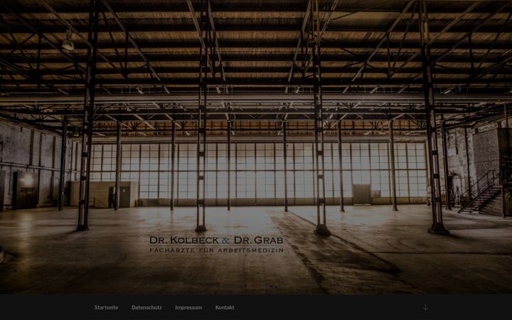 Screenshot of kolbeck-grab.de