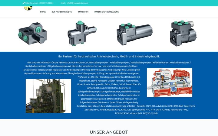 Screenshot of kolbenpumpenreparatur.de