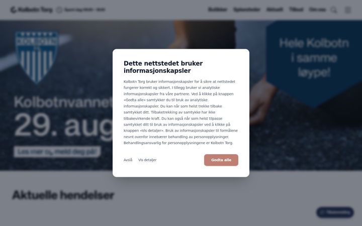 Screenshot of kolbotntorg.no