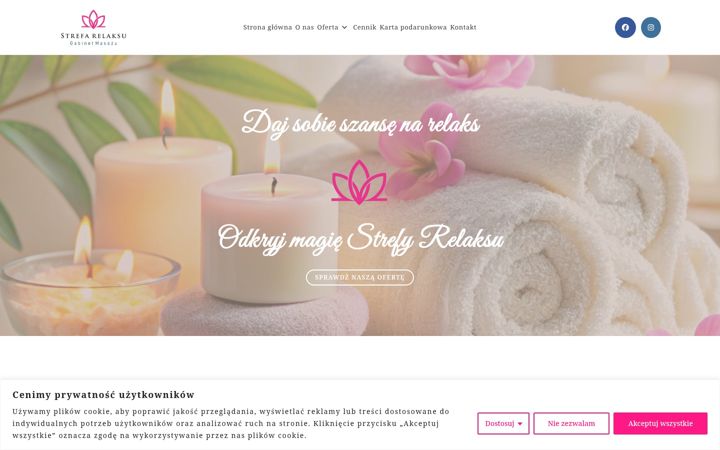Screenshot of kolbuszowastrefarelaksu.pl