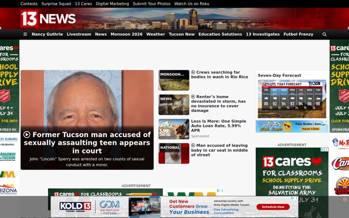 Screenshot of kold.com