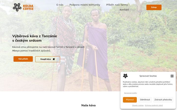 Screenshot of koldacoffee.cz