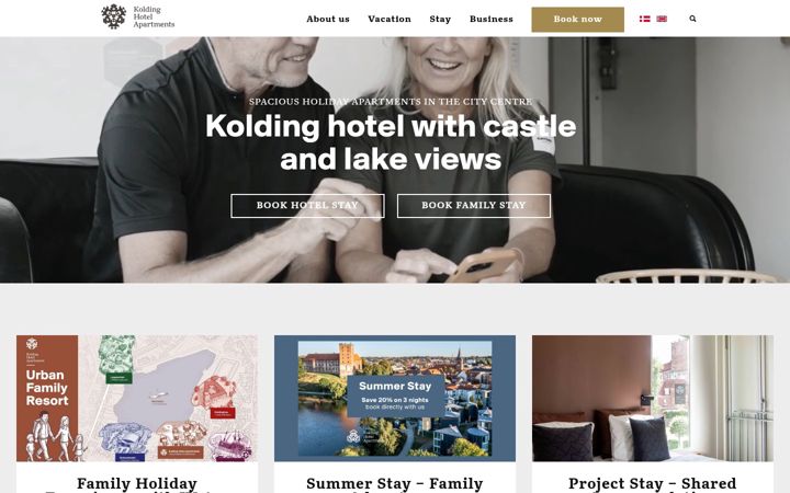 Screenshot of koldinghotelapartments.com