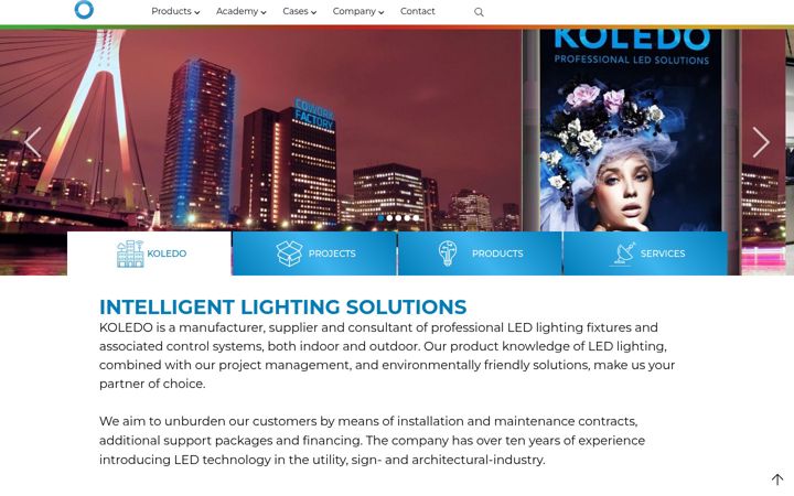 Screenshot of koledo.eu