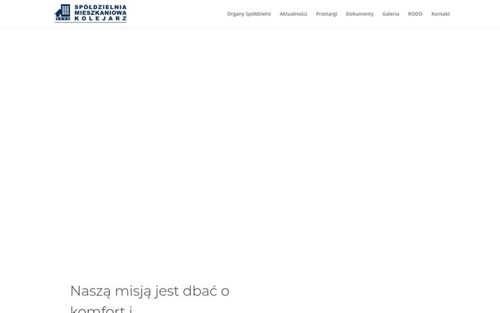 Screenshot of kolejarzsm.legnica.pl