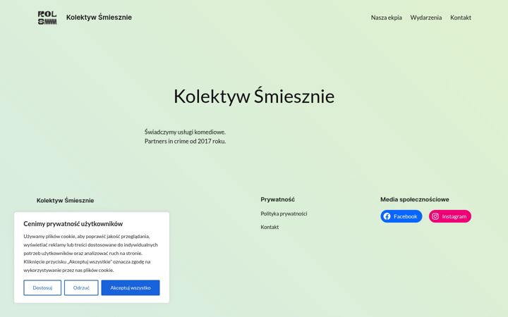 Screenshot of kolektywsmiesznie.pl