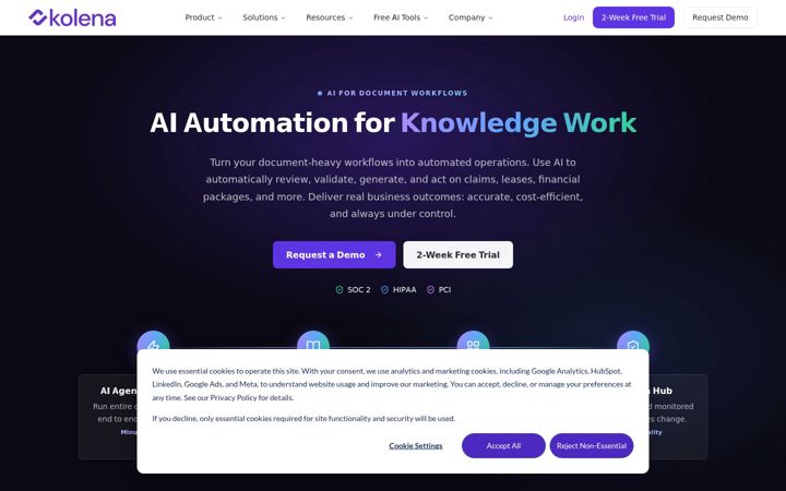 Screenshot of kolena.com