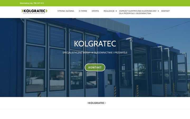 Screenshot of kolgratec.pl