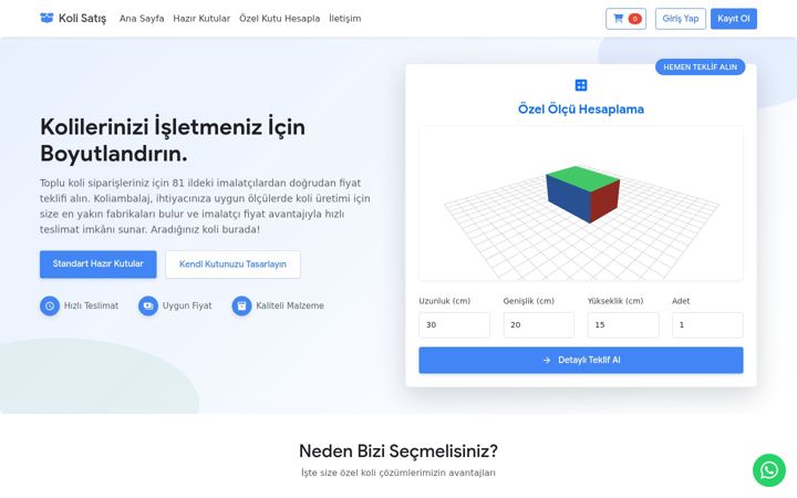 Screenshot of koliambalaj.com