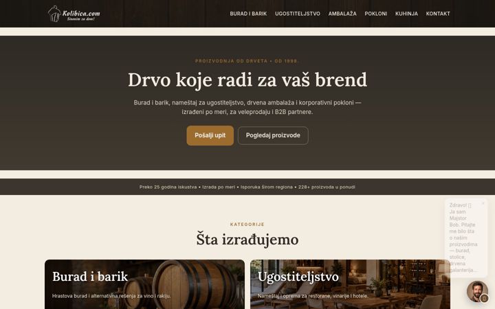 Screenshot of kolibica.com