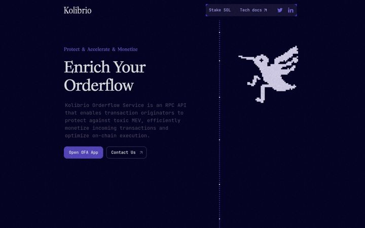 Screenshot of kolibr.io