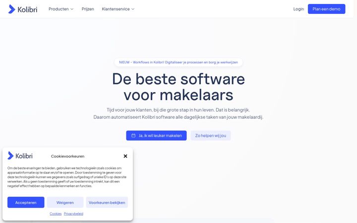 Screenshot of kolibri.software