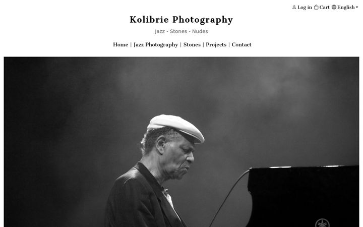 Screenshot of kolibrie-photography.com