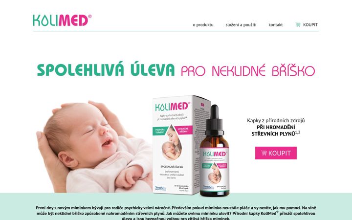 Screenshot of kolimed.cz