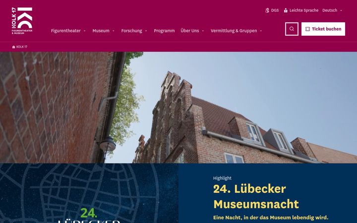 Screenshot of kolk17.de